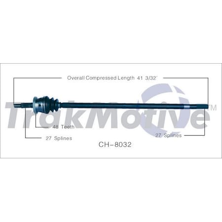 Surtrack Axle Cv Axle Shaft, Ch-8032 CH-8032